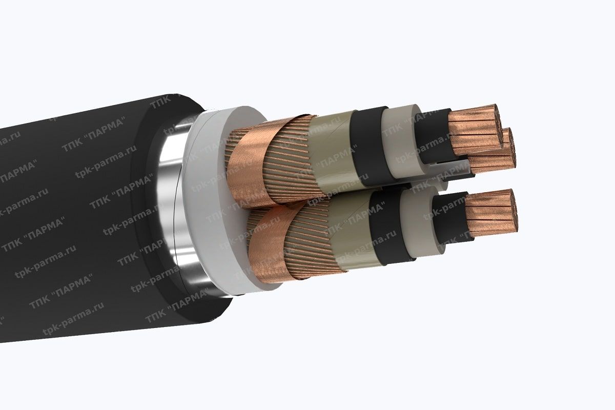 Кабель ПвБВнг(B)-LS 3х70/50 - 6кВ
